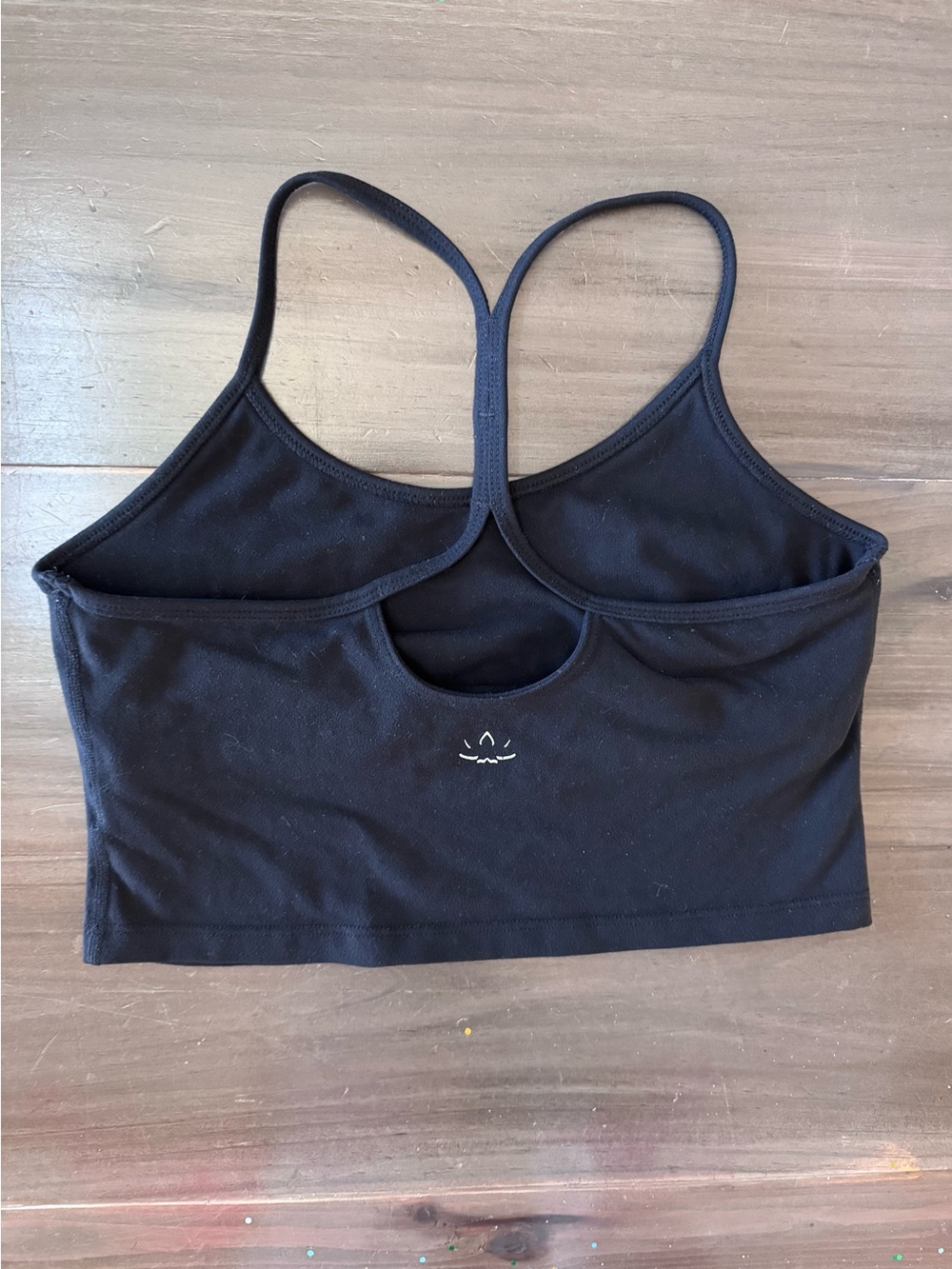 Beyond Yoga Slim Racerback Cropped Tank Black Women’s M Cycle Bar